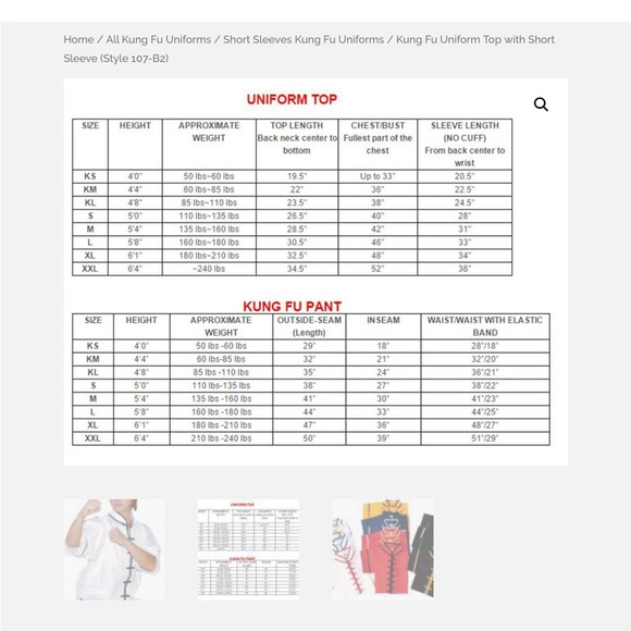 Tai Chi/Kung fu uniform x2 - Picture 5 of 5